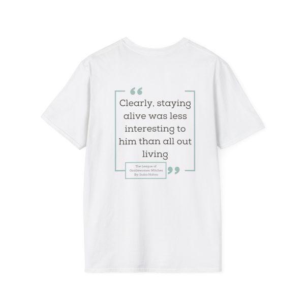 Unisex Softstyle T-Shirt, Literary Quote Tee, Book Lover Gift, Casual Outfit, Reading Shirt, Gift for Bookworms - Image 6