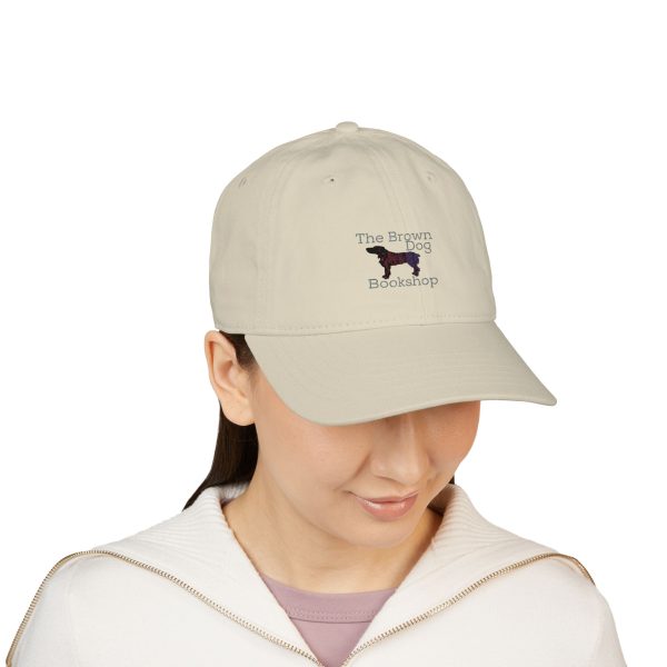 Organic Embroidered Baseball Cap for Dog Lovers, Stylish Hat for Book Lovers, Eco-Friendly Gift, Cute Pet Accessory, Dog Themed Apparel - Image 5