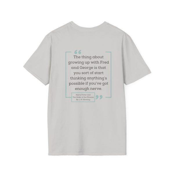 Unisex Softstyle T-Shirt, Literary Quote Tee, Book Lover Gift, Casual Outfit, Reading Shirt, Gift for Bookworms, Harry Potter Quote - Image 8