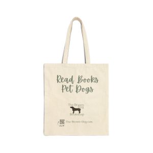 Read Books Pet Dogs Tote Bag | Cute Dog Lover Gift, Library Bag, Eco-Friendly Shopping Tote, Literary Canine Accessory, Pet Lover Present