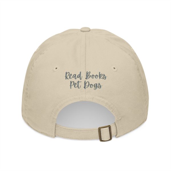 Organic Embroidered Baseball Cap for Dog Lovers, Stylish Hat for Book Lovers, Eco-Friendly Gift, Cute Pet Accessory, Dog Themed Apparel - Image 2