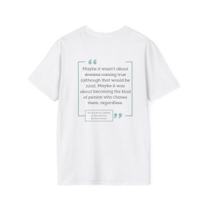 Unisex Softstyle T-Shirt, Literary Quote Tee, Book Lover Gift, Casual Outfit, Reading Shirt, Gift for Bookworms, The Mysterious Bakery on Rue de Paris