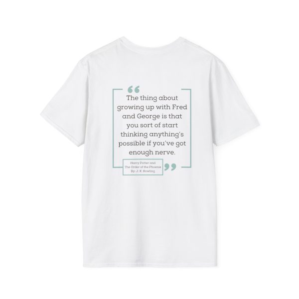 Unisex Softstyle T-Shirt, Literary Quote Tee, Book Lover Gift, Casual Outfit, Reading Shirt, Gift for Bookworms, Harry Potter Quote