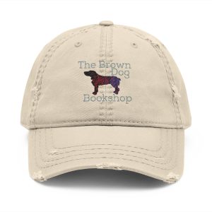 Distressed Dog Lover's Hat, Embroidered Cap for Pet Enthusiasts, Distressed Readers Hat, Gifts for Book lovers