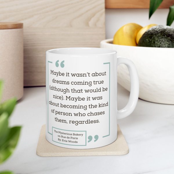 Charming Book Lover's Mug,| Perfect Gift for Book Lovers, Reading Enthusiasts, Coffee Lovers, The Mysterious Bakery on Rue de Paris