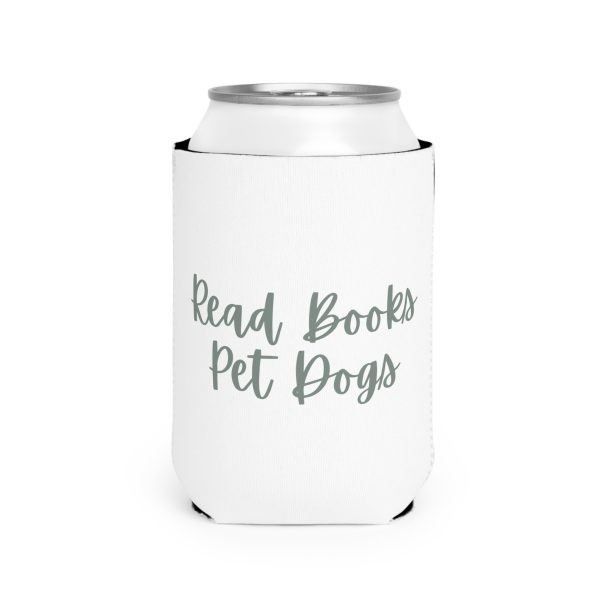 Book Lover's Can Cooler Sleeve | Dog Mom Gift | Summer BBQ Accessory | Novelty Beverage Insulator | Fun Dog-Themed Party Favor