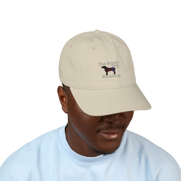 Organic Embroidered Baseball Cap for Dog Lovers, Stylish Hat for Book Lovers, Eco-Friendly Gift, Cute Pet Accessory, Dog Themed Apparel - Image 3