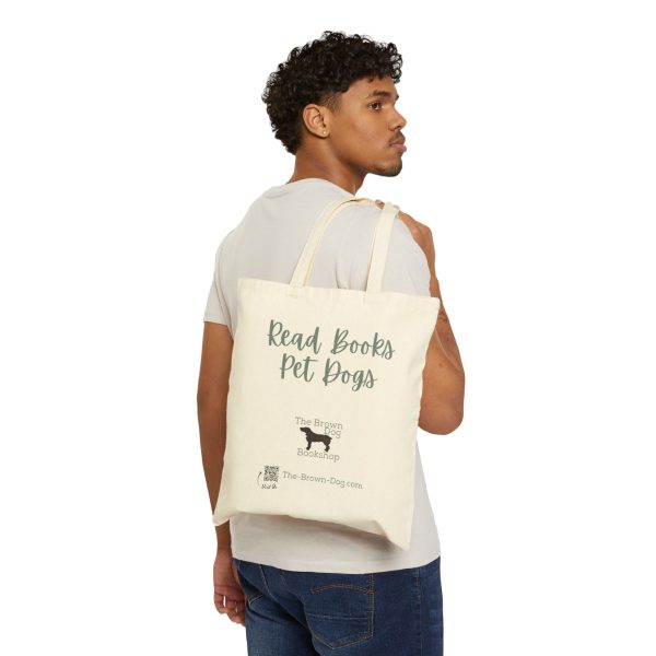 Read Books Pet Dogs Tote Bag | Cute Dog Lover Gift, Library Bag, Eco-Friendly Shopping Tote, Literary Canine Accessory, Pet Lover Present - Image 2