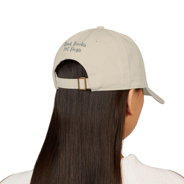 Organic Embroidered Baseball Cap for Dog Lovers, Stylish Hat for Book Lovers, Eco-Friendly Gift, Cute Pet Accessory, Dog Themed Apparel - Image 6